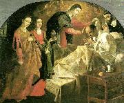 Francisco de Zurbaran miraculous cure of the blessed reginaud of orleaans Germany oil painting artist
